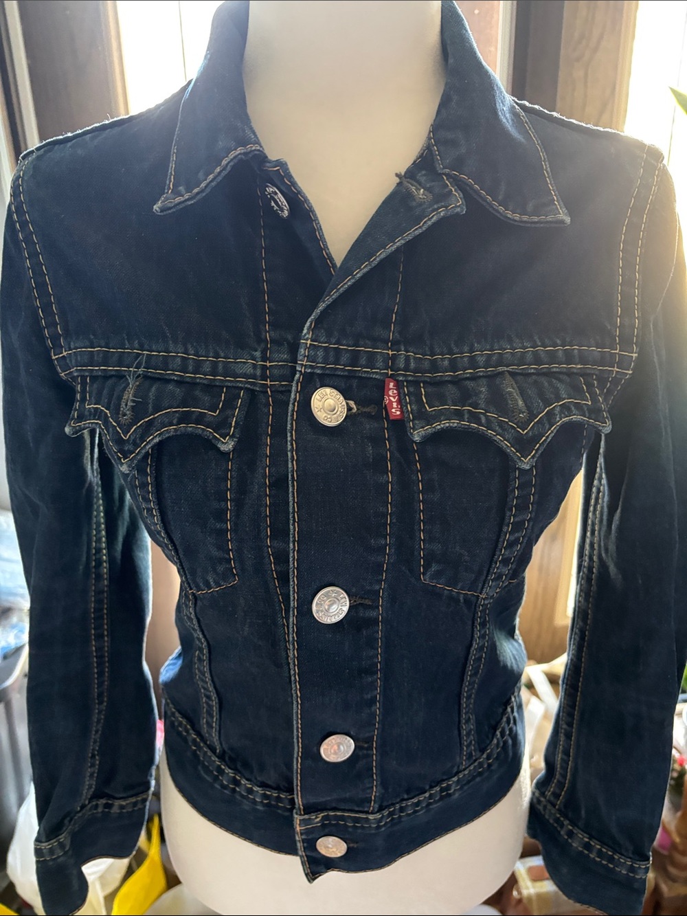 Levi's Indigo Blue Women's Denim Trucker Jacket